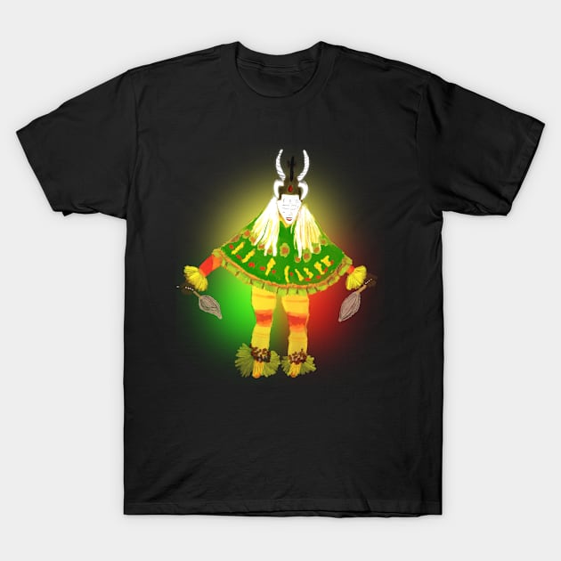 Zaouli The Impossible Traditional African Ethnic Dance from Ivory Coast Africa T-Shirt by Arteestic